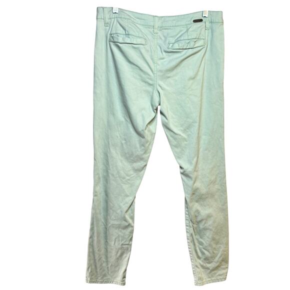 BKE Mollie Ankle Skinny Distressed Jeans Mint Green Mid Rise Women's 28 W32 L28 - Picture 2 of 5